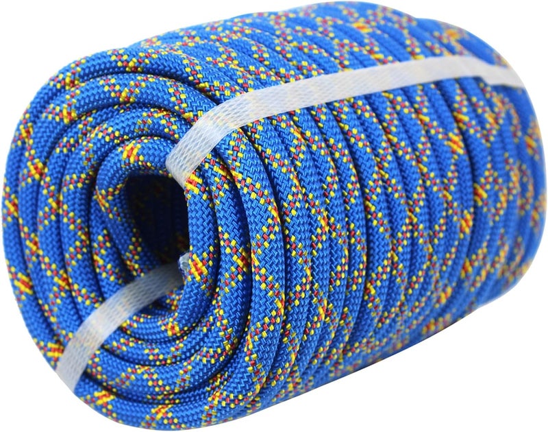 Meyoppm Braided Polyester Arborist Rigging Rope (3/8 inch x 150 feet), High Strength Arborist Rigging Rope for Outdoor Rock Climbing, Mountain Climbing, Hiking, etc - Image 2